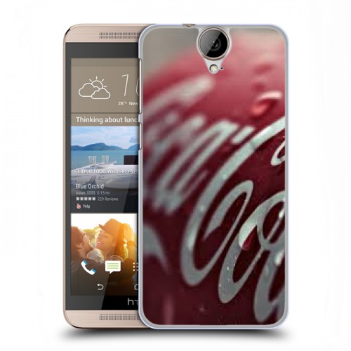 Дизайнерский пластиковый чехол для HTC One E9+ Coca-cola