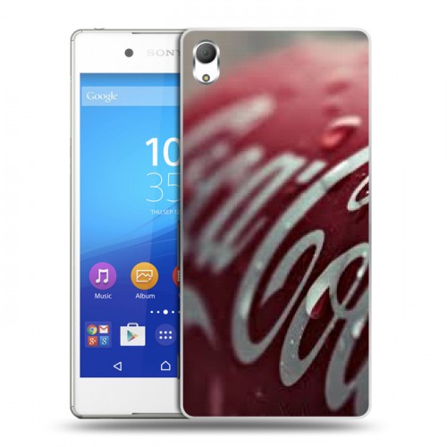 Дизайнерский пластиковый чехол для Sony Xperia Z3+ Coca-cola