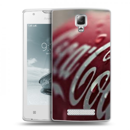 Дизайнерский пластиковый чехол для Lenovo A1000 Coca-cola
