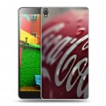 Дизайнерский силиконовый чехол для Lenovo Phab Coca-cola