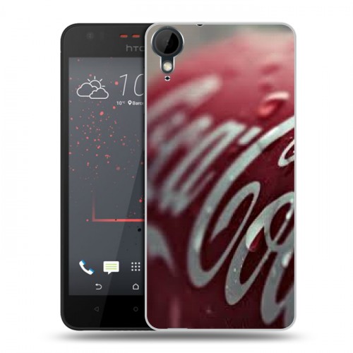 Дизайнерский пластиковый чехол для HTC Desire 825 Coca-cola