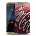 Дизайнерский пластиковый чехол для ZTE Axon 7 Coca-cola