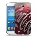 Дизайнерский пластиковый чехол для Samsung Galaxy Premier Coca-cola