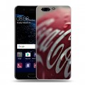 Дизайнерский пластиковый чехол для Huawei P10 Coca-cola