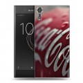 Дизайнерский пластиковый чехол для Sony Xperia XZs Coca-cola