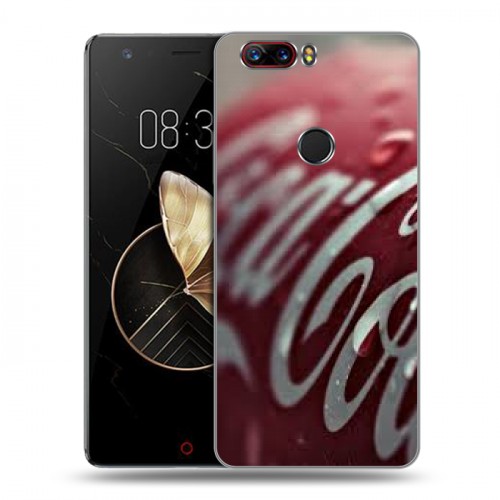 Дизайнерский пластиковый чехол для ZTE Nubia Z17 Coca-cola