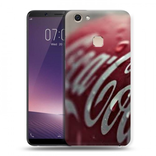 Дизайнерский пластиковый чехол для Vivo V7 Plus Coca-cola