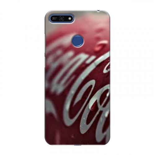 Дизайнерский силиконовый чехол для Huawei Honor 7A Pro Coca-cola