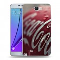 Дизайнерский пластиковый чехол для Samsung Galaxy Note 2 Coca-cola