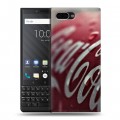 Дизайнерский пластиковый чехол для BlackBerry KEY2 Coca-cola