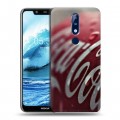 Дизайнерский силиконовый чехол для Nokia 5.1 Plus Coca-cola