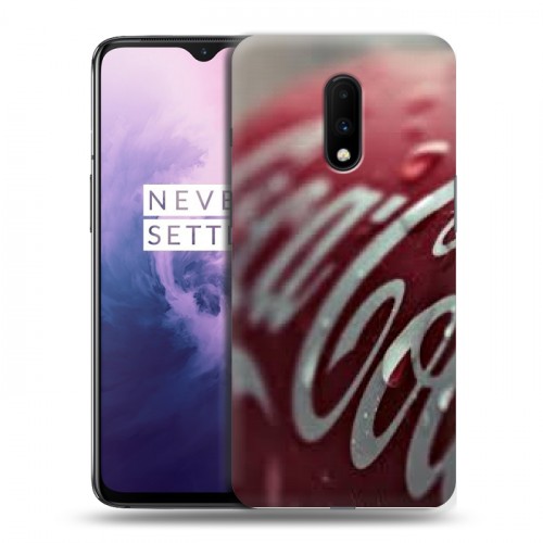 Дизайнерский пластиковый чехол для OnePlus 7 Coca-cola