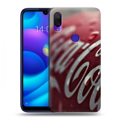 Дизайнерский пластиковый чехол для Xiaomi Mi Play Coca-cola