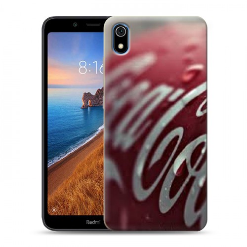 Дизайнерский силиконовый чехол для Xiaomi RedMi 7A Coca-cola