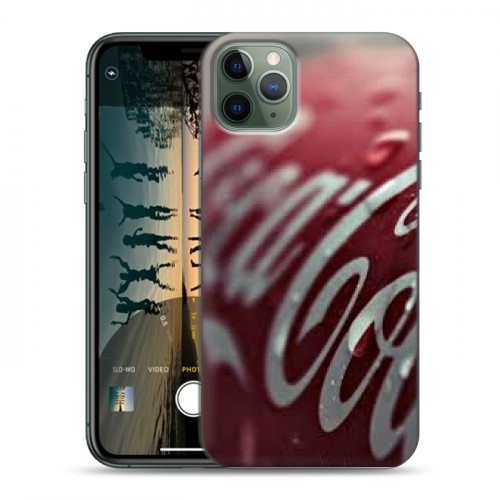 Дизайнерский пластиковый чехол для Iphone 11 Pro Coca-cola