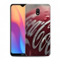 Дизайнерский силиконовый с усиленными углами чехол для Xiaomi RedMi 8A Coca-cola