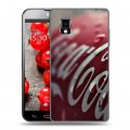 Дизайнерский пластиковый чехол для LG Optimus G Coca-cola