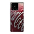 Дизайнерский силиконовый чехол для Xiaomi Poco C55 Coca-cola