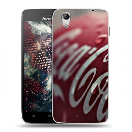 Дизайнерский пластиковый чехол для Lenovo Vibe X Coca-cola