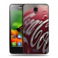 Дизайнерский пластиковый чехол для Lenovo S660 Coca-cola