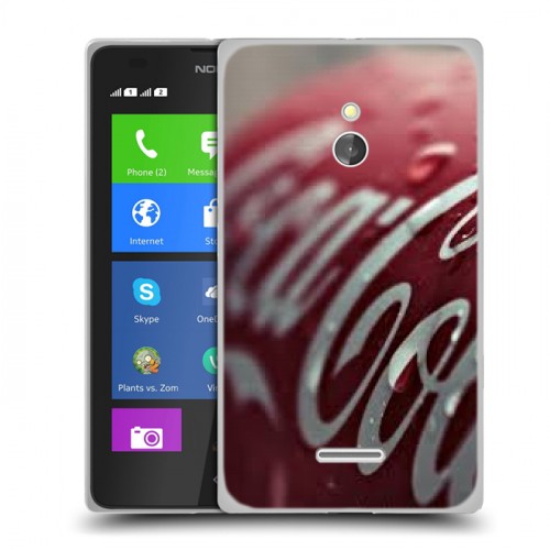 Дизайнерский силиконовый чехол для Nokia XL Coca-cola