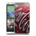 Дизайнерский пластиковый чехол для HTC Desire 816 Coca-cola