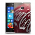 Дизайнерский пластиковый чехол для Microsoft Lumia 435 Coca-cola