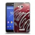 Дизайнерский пластиковый чехол для Sony Xperia E4g Coca-cola