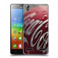 Дизайнерский пластиковый чехол для Lenovo A6000 Coca-cola