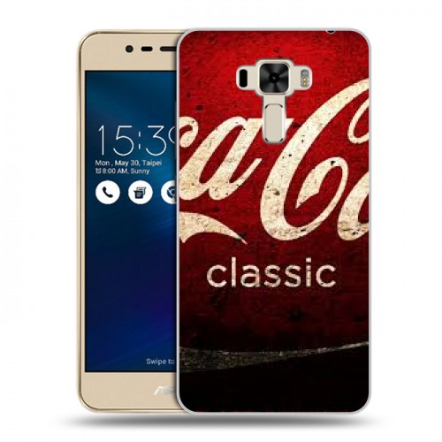Дизайнерский пластиковый чехол для Asus ZenFone 3 Laser Coca-cola