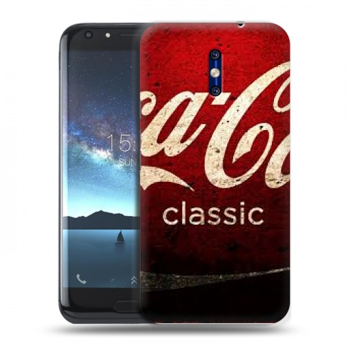 Дизайнерский силиконовый чехол для Doogee BL5000 Coca-cola