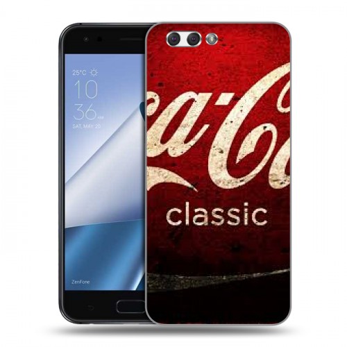 Дизайнерский пластиковый чехол для ASUS ZenFone 4 ZE554KL Coca-cola