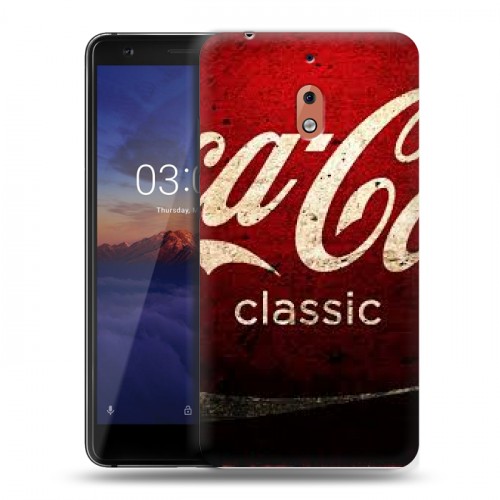 Дизайнерский силиконовый чехол для Nokia 2.1 Coca-cola