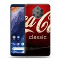 Дизайнерский пластиковый чехол для Nokia 9 PureView Coca-cola