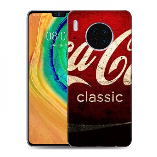 Дизайнерский пластиковый чехол для Huawei Mate 30 Coca-cola