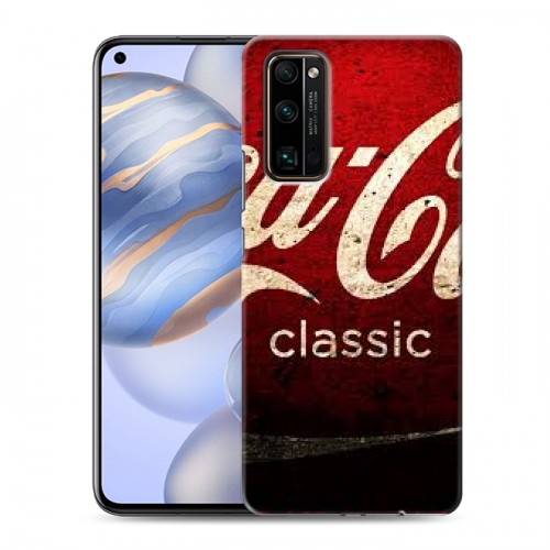Дизайнерский пластиковый чехол для Huawei Honor 30 Coca-cola