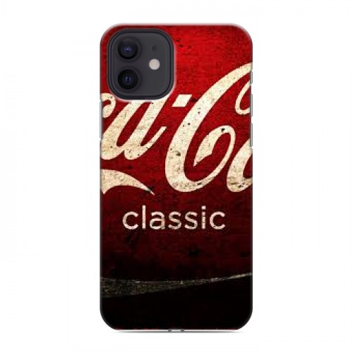 Дизайнерский силиконовый чехол для Iphone 12 Coca-cola