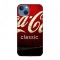 Дизайнерский силиконовый чехол для Iphone 13 Coca-cola