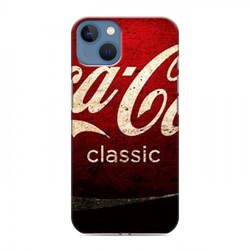 Дизайнерский силиконовый чехол для Iphone 13 Coca-cola