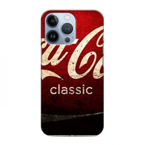 Дизайнерский силиконовый чехол для Iphone 13 Pro Coca-cola