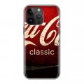 Дизайнерский силиконовый чехол для Iphone 14 Pro Max Coca-cola