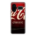 Дизайнерский силиконовый чехол для Realme GT5 Coca-cola