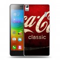 Дизайнерский пластиковый чехол для Lenovo A7000 Coca-cola