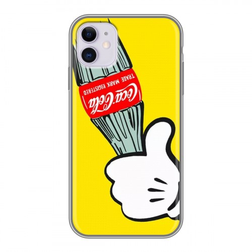 Дизайнерский пластиковый чехол для Iphone 11 Coca-cola