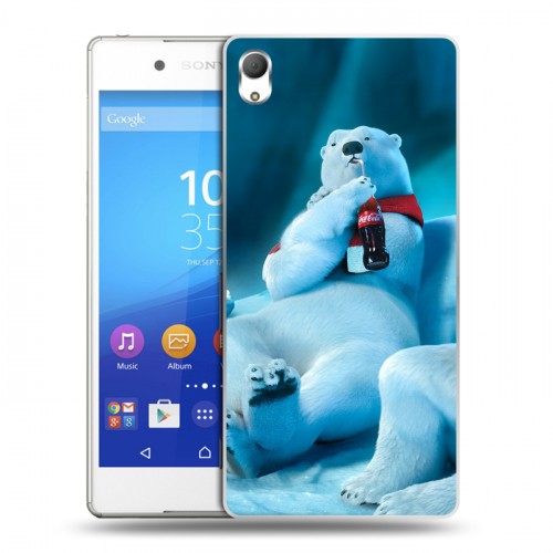 Дизайнерский пластиковый чехол для Sony Xperia Z3+ Coca-cola