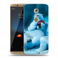 Дизайнерский пластиковый чехол для ZTE Axon 7 Coca-cola