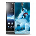 Дизайнерский пластиковый чехол для Sony Xperia S Coca-cola