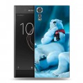 Дизайнерский пластиковый чехол для Sony Xperia XZs Coca-cola