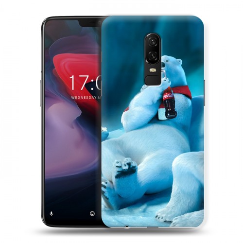 Дизайнерский пластиковый чехол для OnePlus 6 Coca-cola