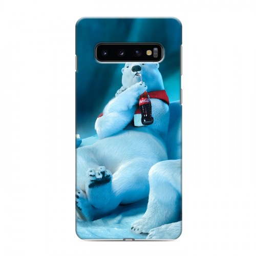 Дизайнерский силиконовый чехол для Samsung Galaxy S10 Coca-cola